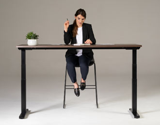 eModel sit-stand office desks