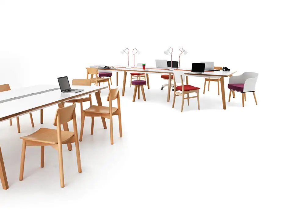 Martin work tables with nano laminate tops