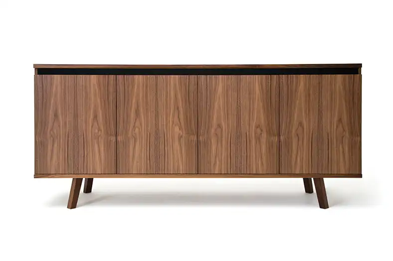 Martin Wood veneer storage credenza