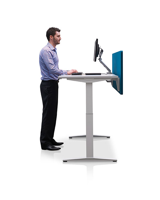 Ratio sit-stand single desk