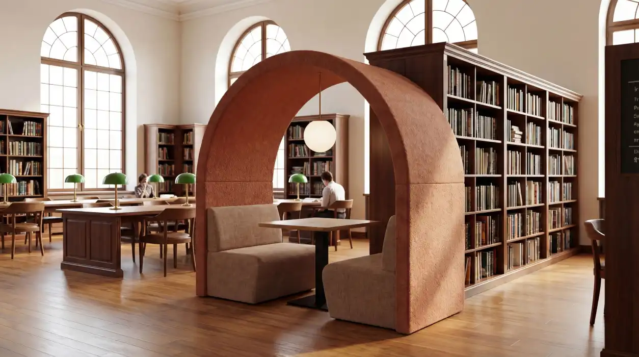 Archie office pod with full back wall