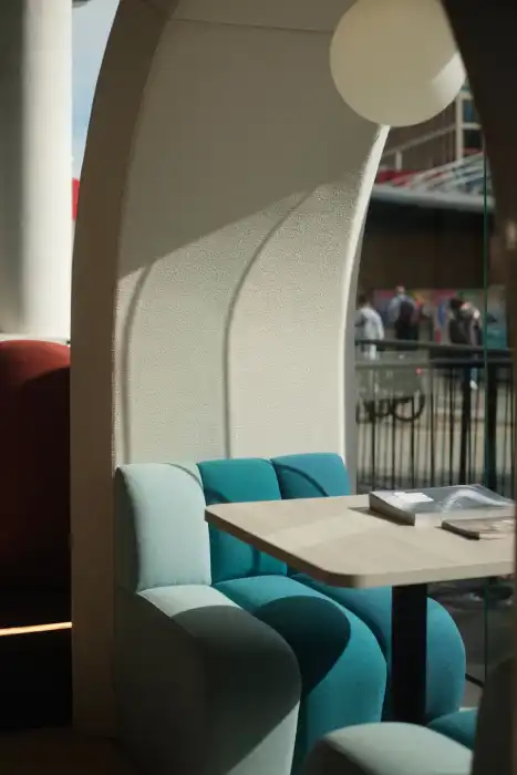 Archie office pod with full back wall