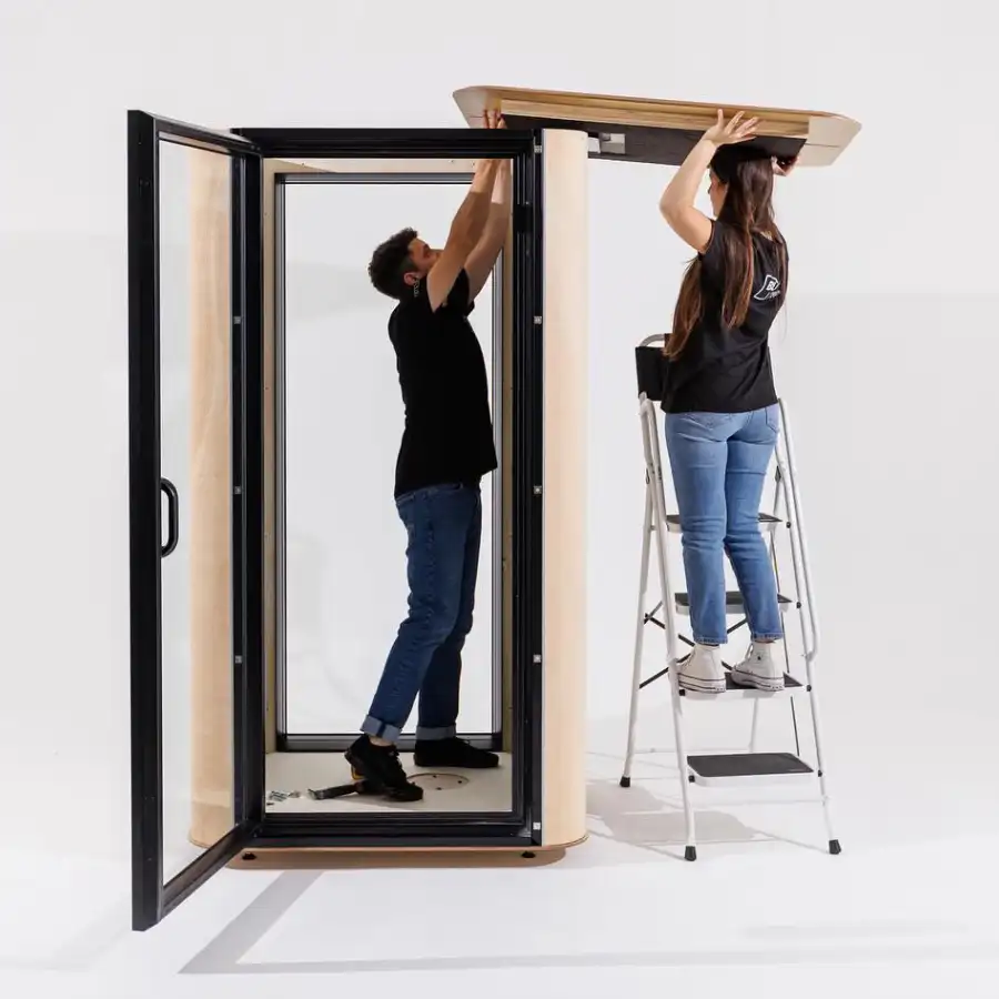 Office pod installation