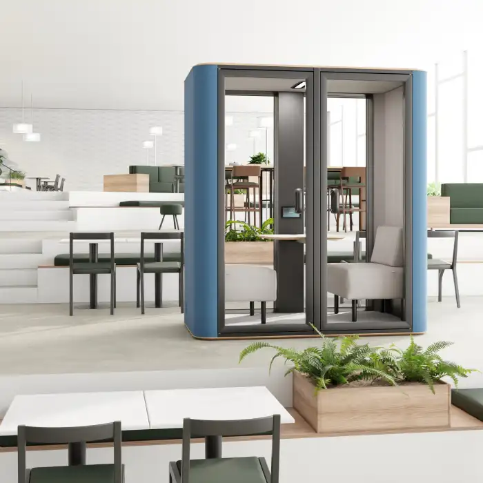 Bubliing 2-seater meeting office pod