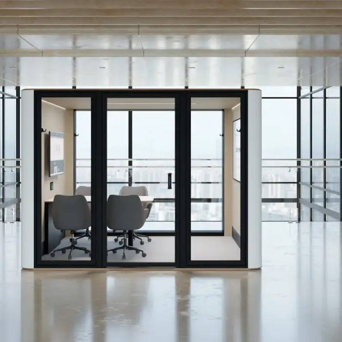 Bubliing large video conference office pod