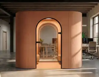 Eve wellbeing office pod for neurodiverse workspaces