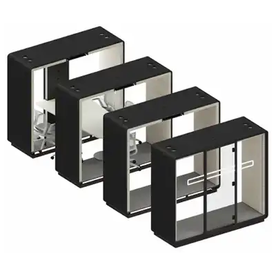 Large modular office pod for meetings & training