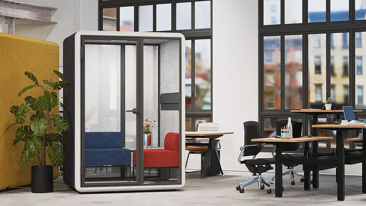 Kolo Midi Kolo pod with compact sofas.