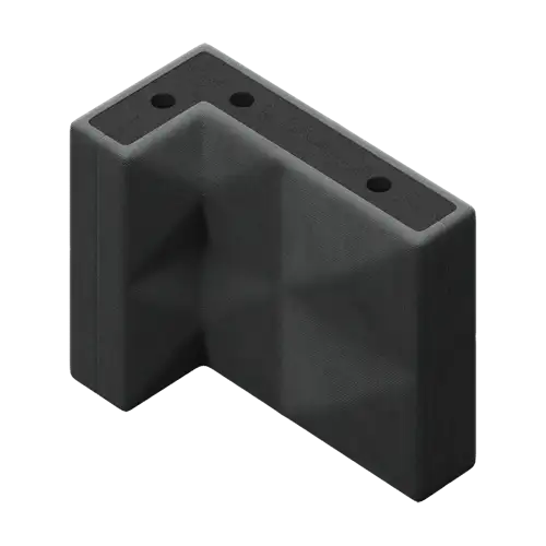 Fabricks acoustic corner brick section