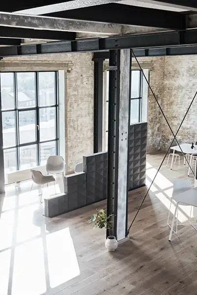 Fabricks acoustic wall zonal divide