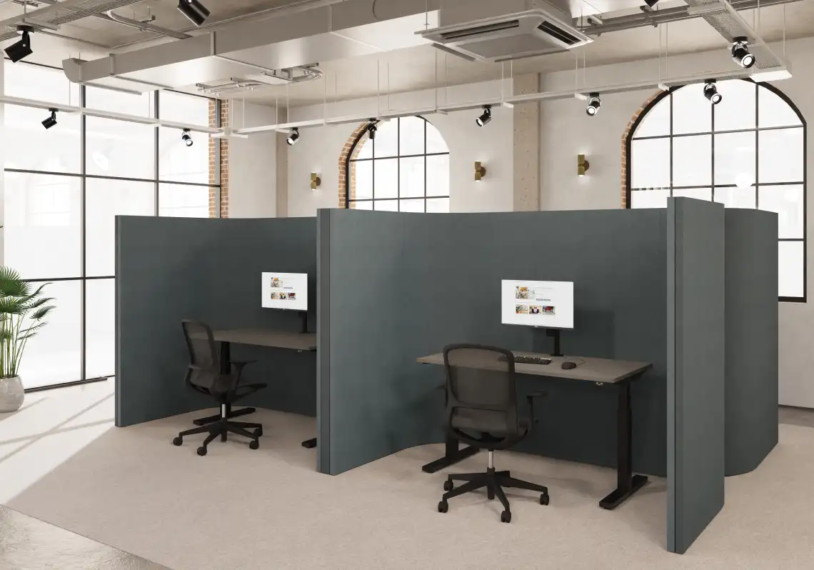 Limbus Sub acoustic screens around desks