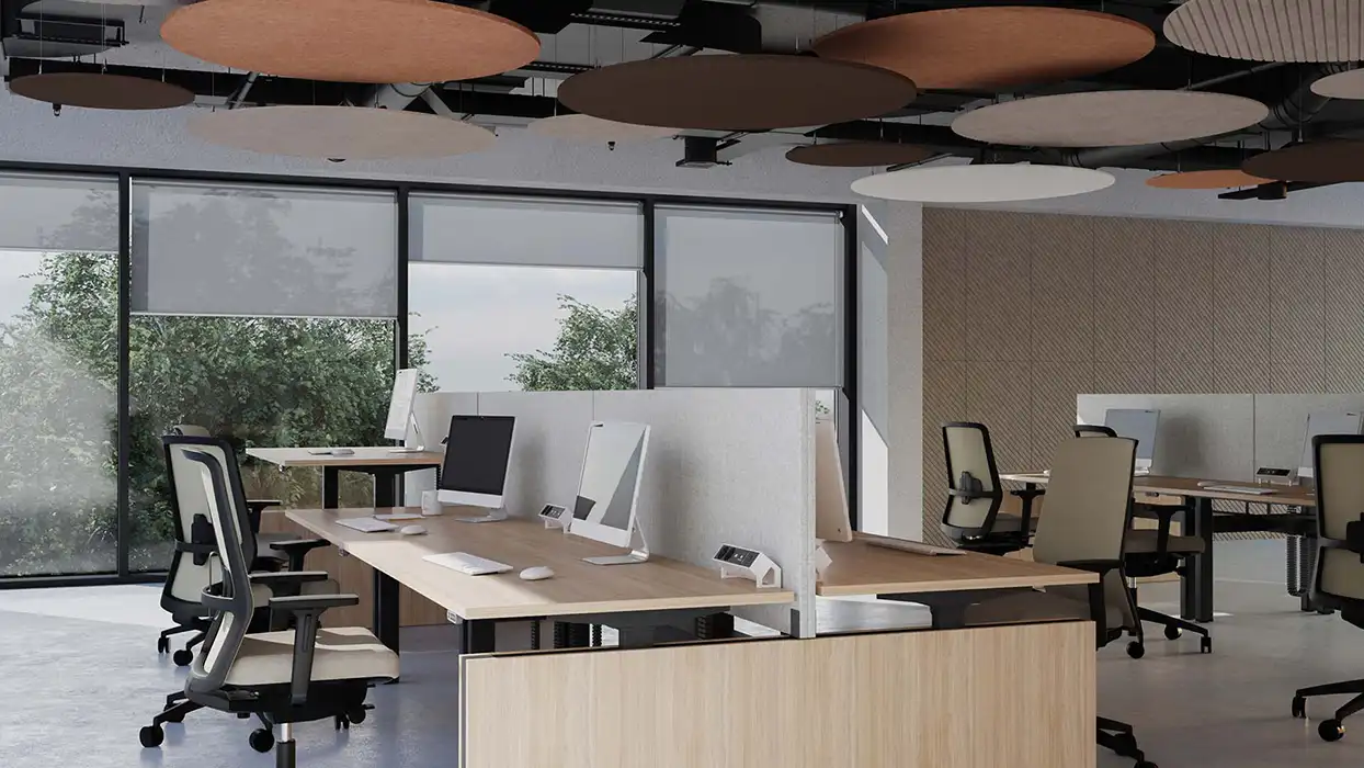 PET Acoustic ceiling canopies