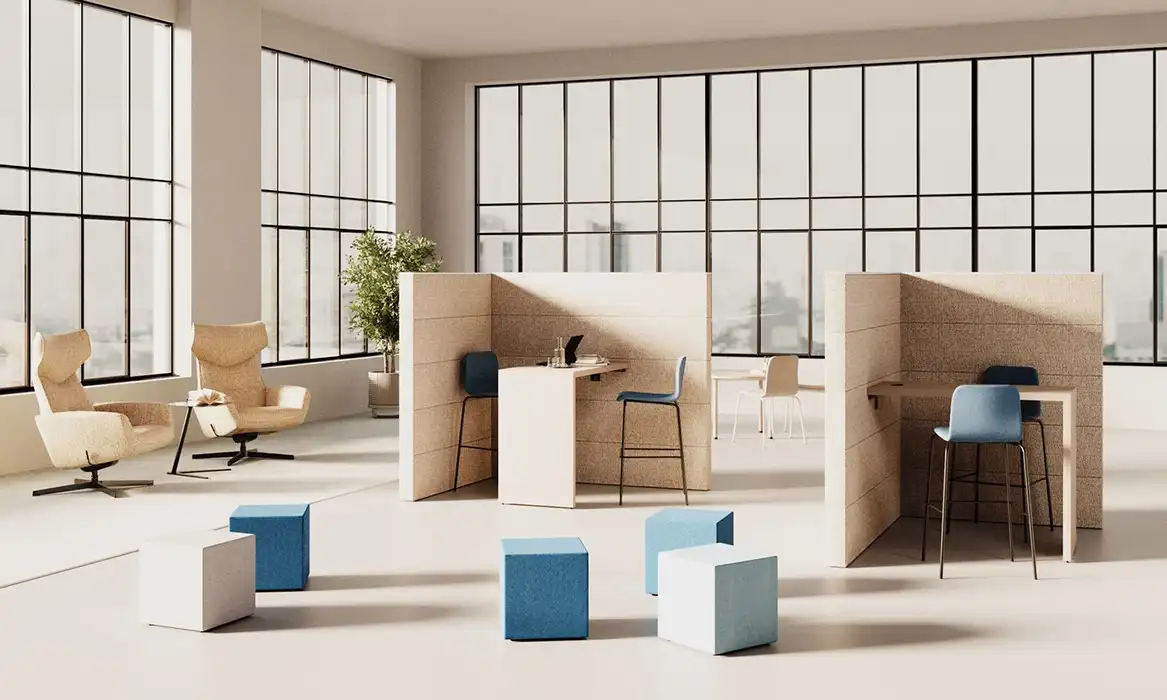 Sand Wall in L-shape with high bar table