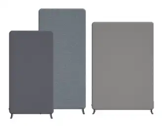 Acoustic office desk screens and dividers