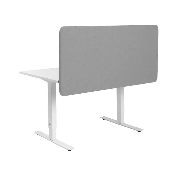 Softline overhanging desk divider