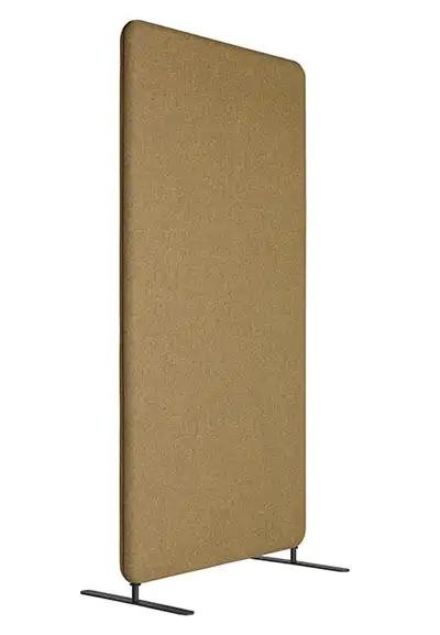 Softline acoustic freestanding office screens