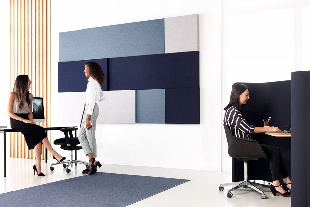 Tessellate rectangular acoustic wall panels