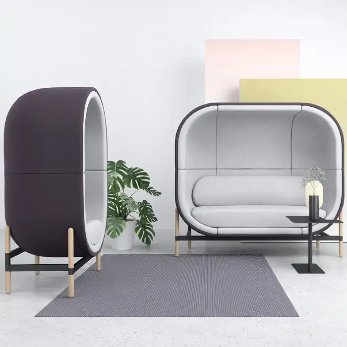 Capsule privacy sofa & single seater armchair