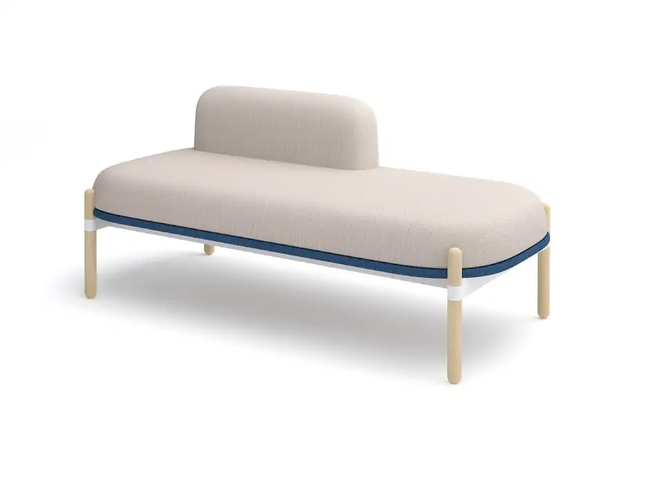 Casala Capsule Bench with backrest