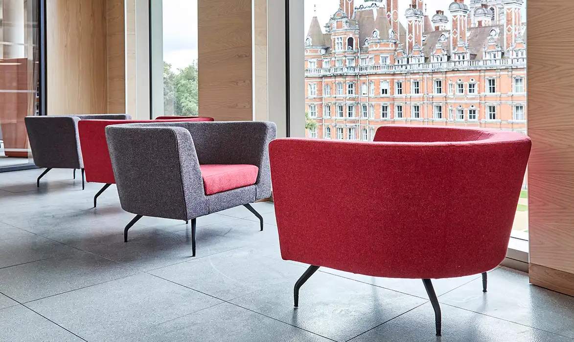 Cwtch armchair with low back