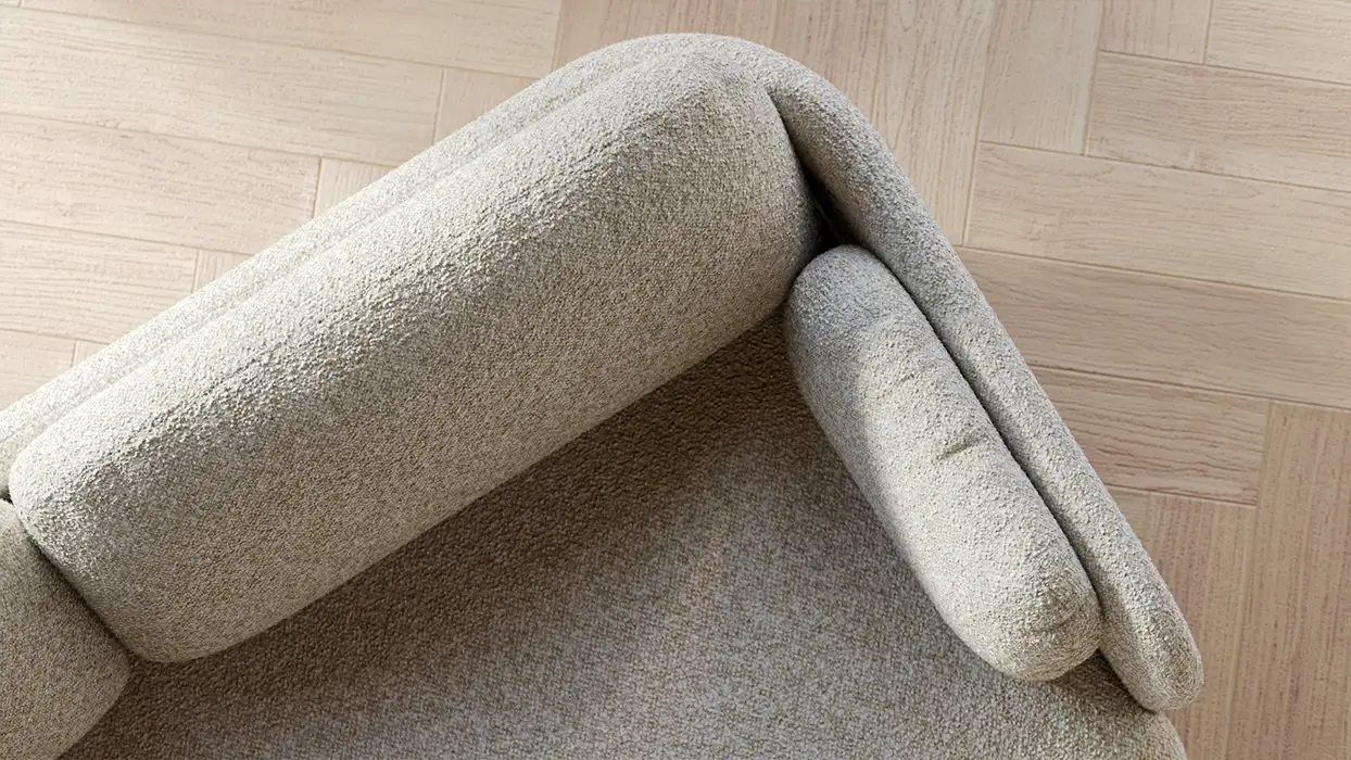 Myami sofa curved arm detail 