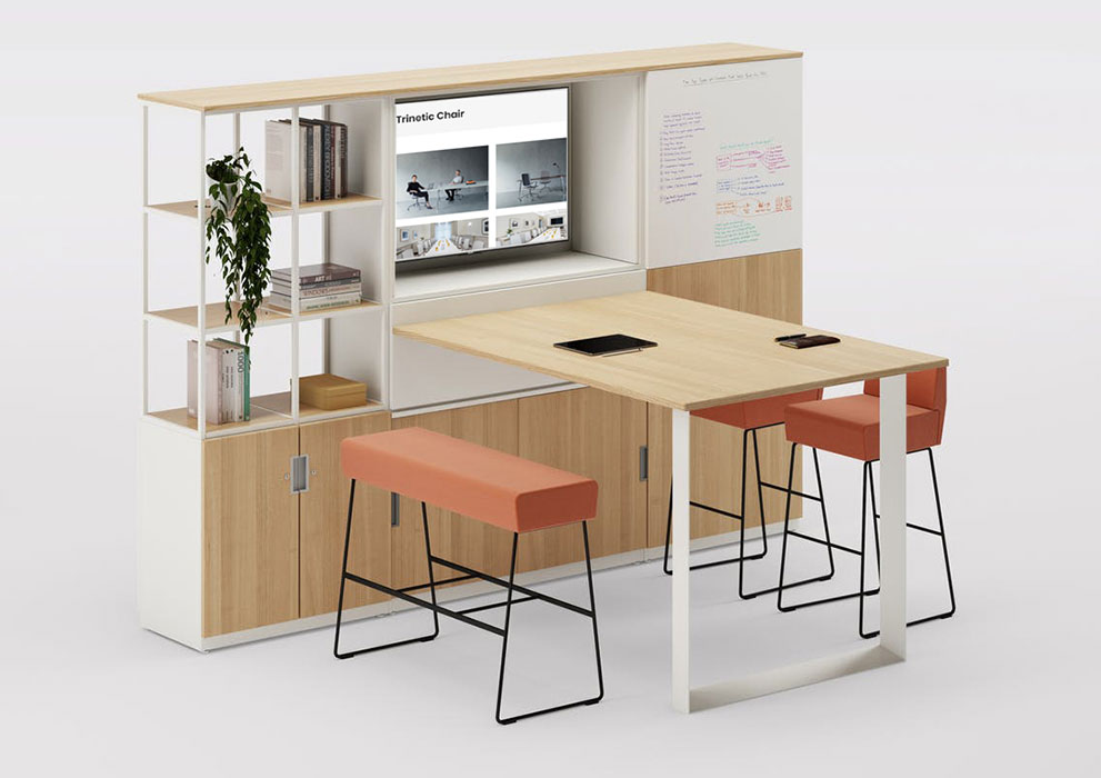 Be storage with media table