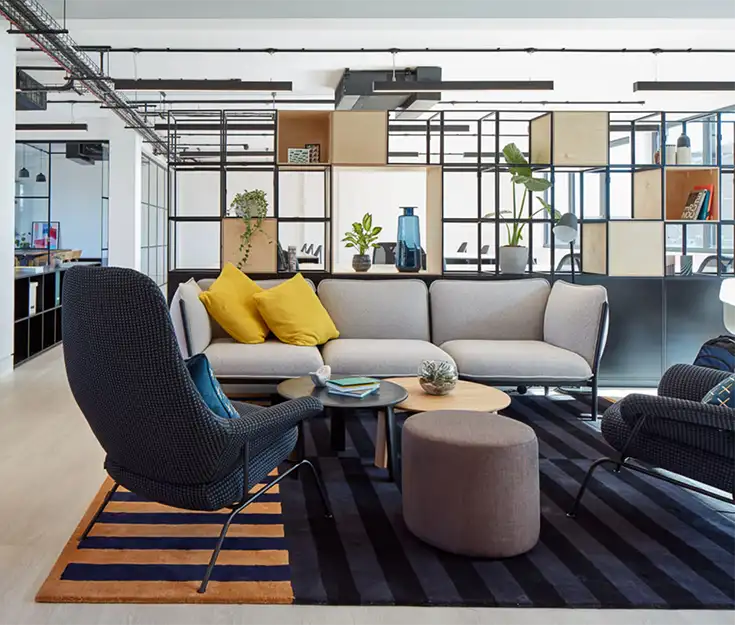 Cage modular room divider shelving