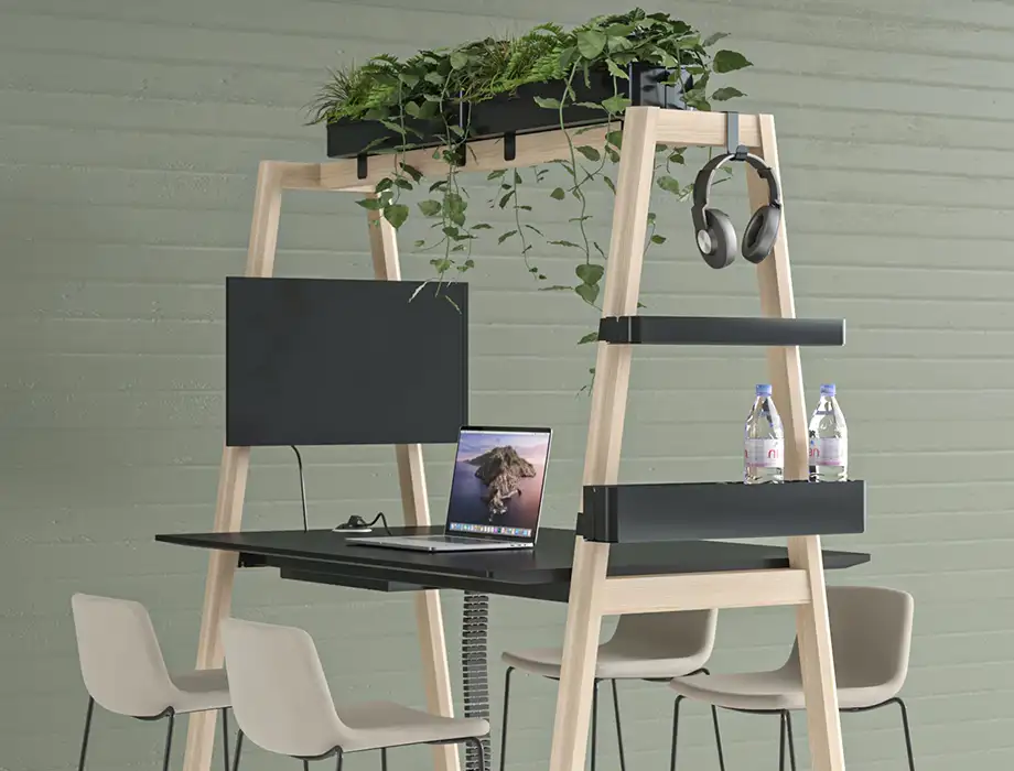 Nova Wood A frame high table