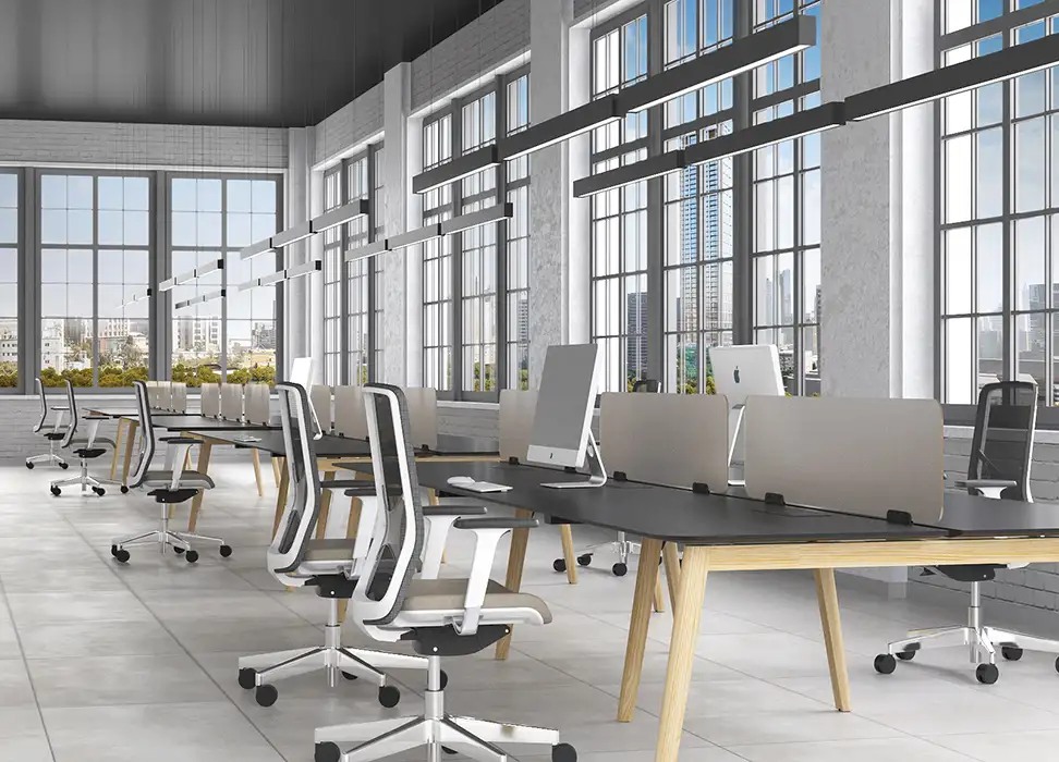 Nova Wood bench desking