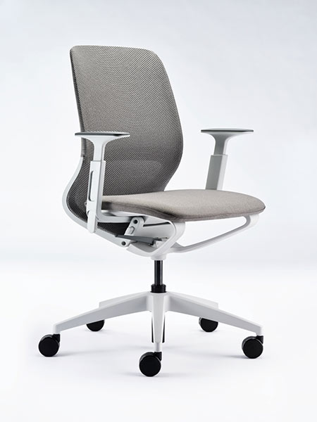 Light grey SE Motion Net office chair