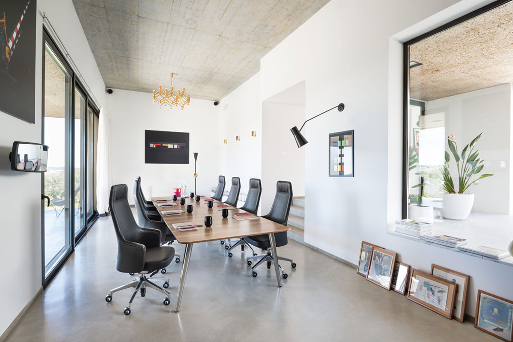 Silent Rush chairs around meeting table