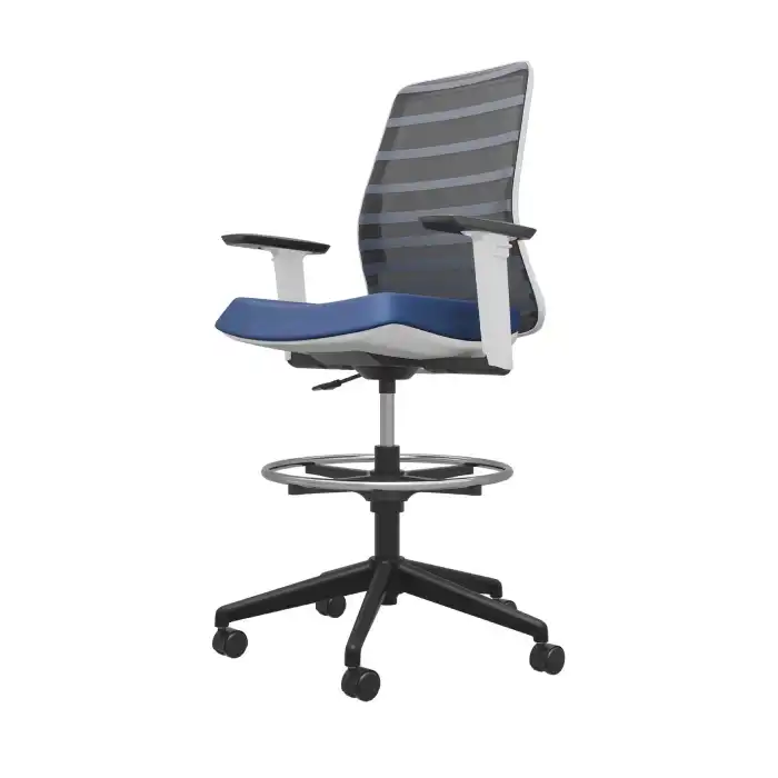 Tonique draughtsman chair with footring