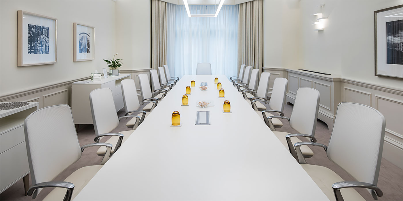 Trinetic boardroom chairs